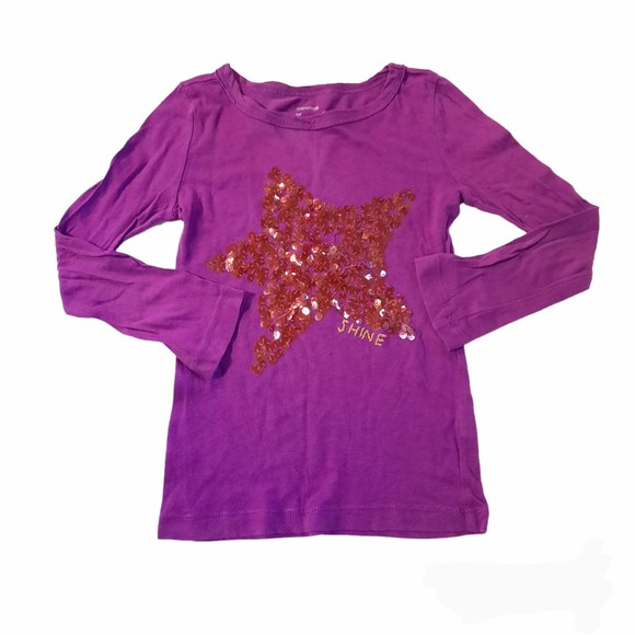 Crewcuts Girls Sequin Shine Top 4/5 - Picture 1 of 4